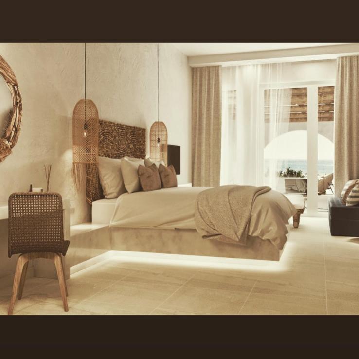 Delfini Beach Hotel & Suites Arhángelosz Kültér fotó
