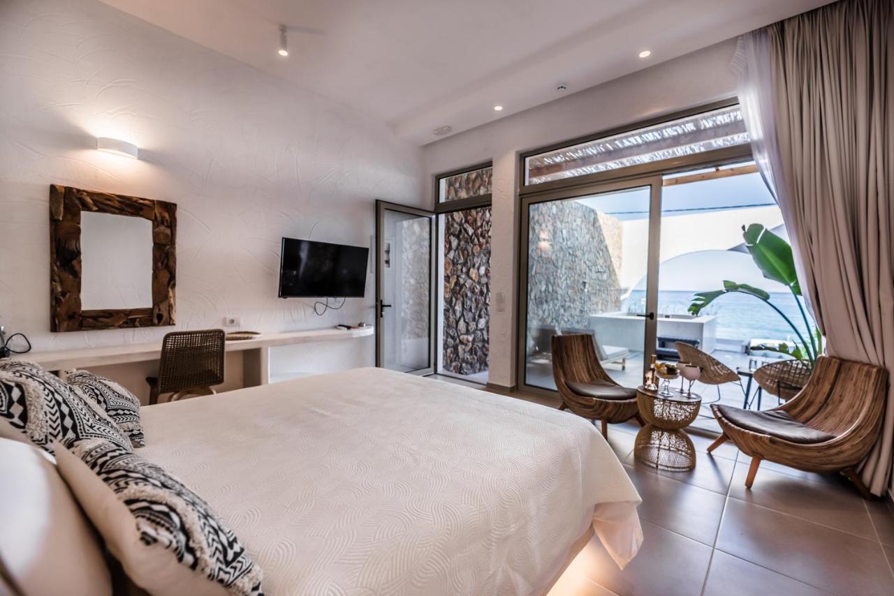 Delfini Beach Hotel & Suites Arhángelosz Kültér fotó