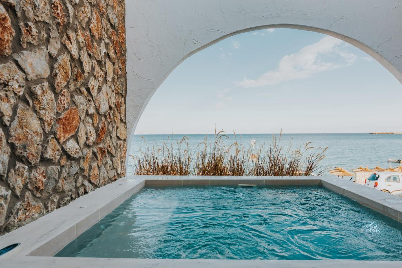 Delfini Beach Hotel & Suites Arhángelosz Kültér fotó